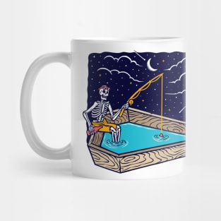 Death won’t stop me from hanging out Mug